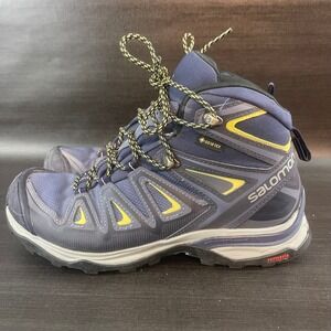 Salomon X Ultra 3 Womens size 7 GTX Gore Tex Blue Black Hiking Outdoor‎ Boots